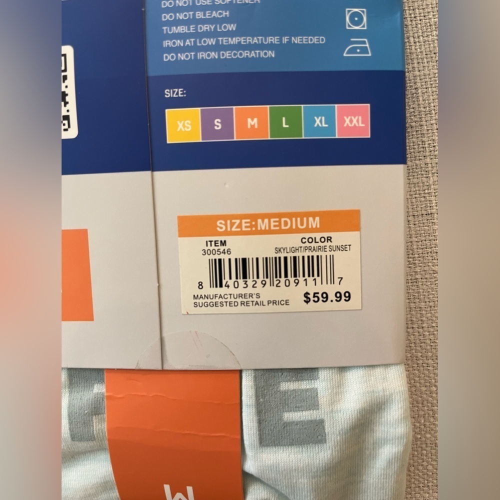 Reel Life Athletic T Shirt 2 Pack Short Sleeve Graphic Orange Gray NWT M - Picture 6 of 6